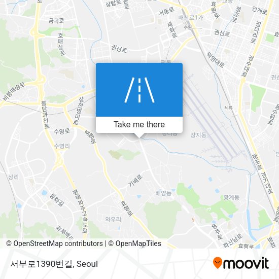 서부로1390번길 map