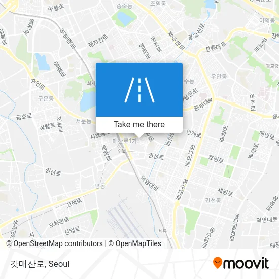 갓매산로 map