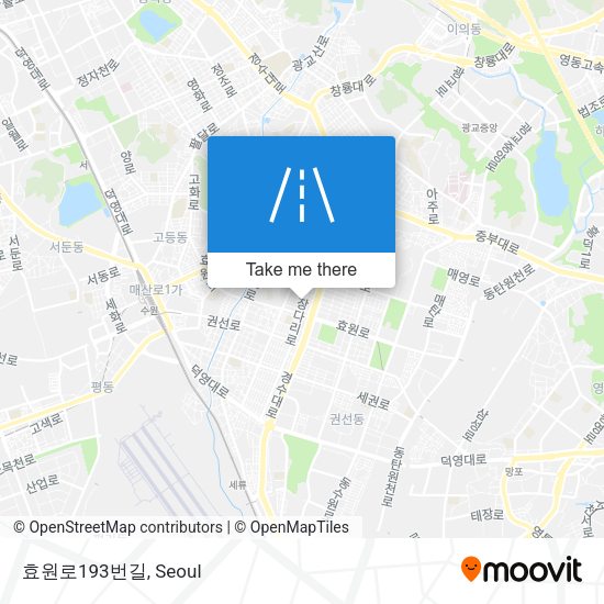 효원로193번길 map