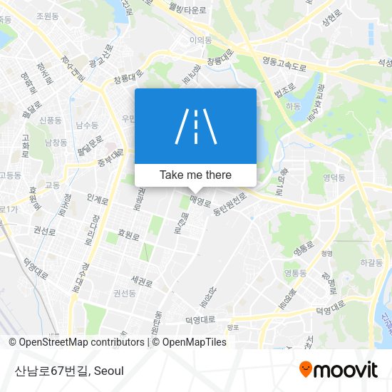 산남로67번길 map