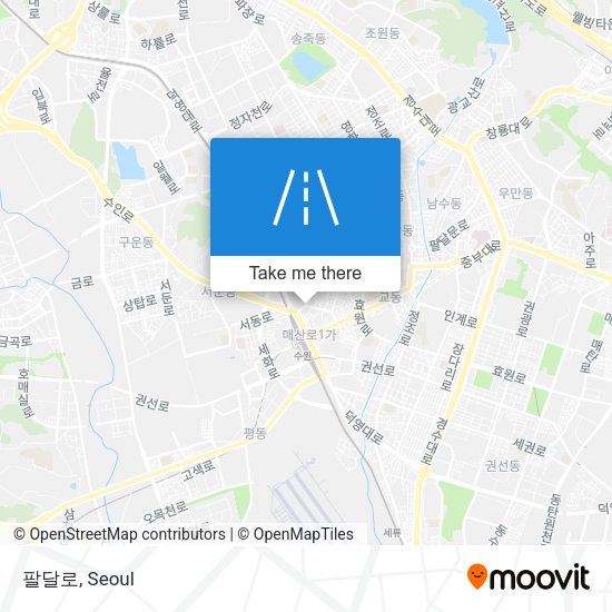 팔달로 map