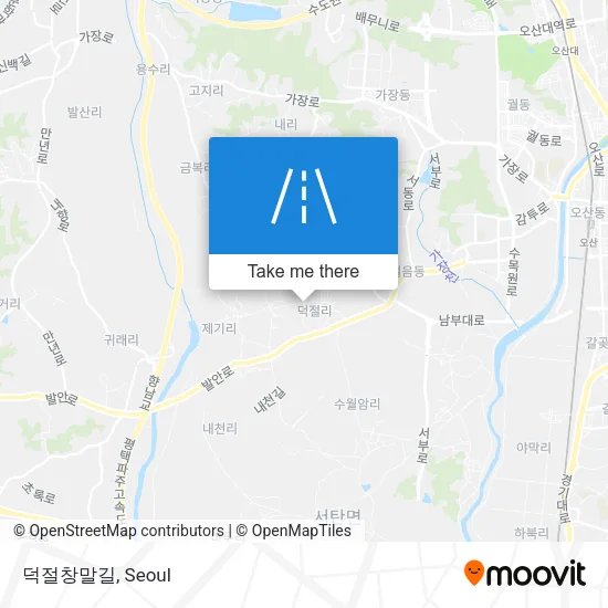 덕절창말길 map