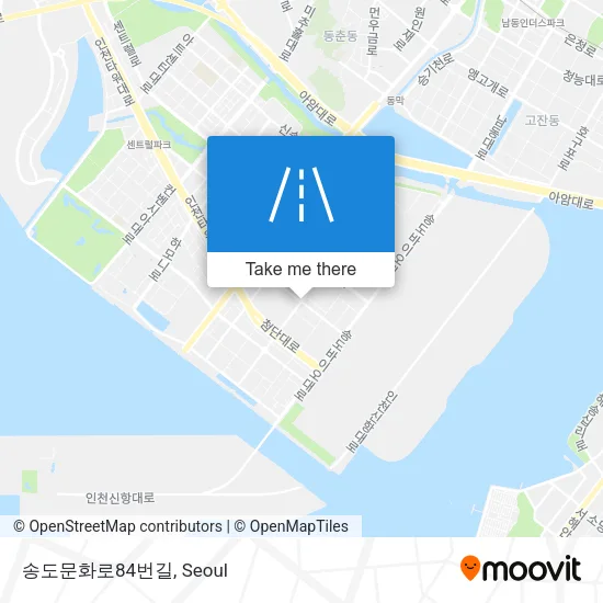 송도문화로84번길 map
