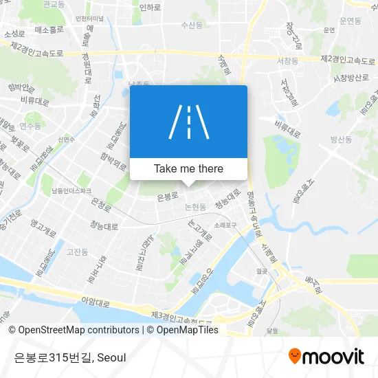 은봉로315번길 map