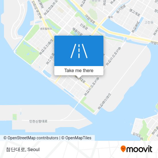첨단대로 map