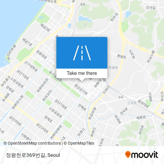 정왕천로369번길 map