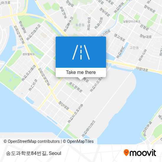 송도과학로84번길 map