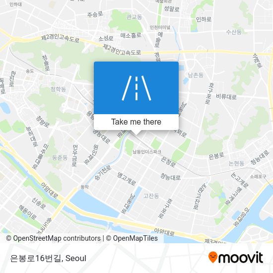 은봉로16번길 map