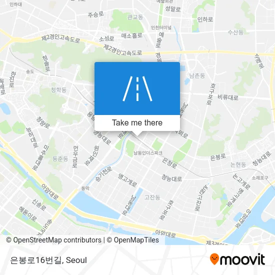 은봉로16번길 map