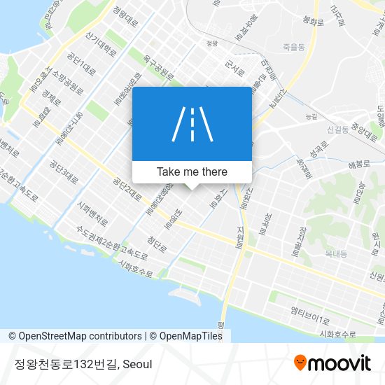 정왕천동로132번길 map