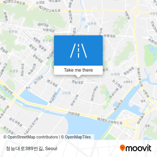 청능대로389번길 map