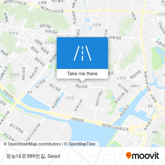 청능대로389번길 map