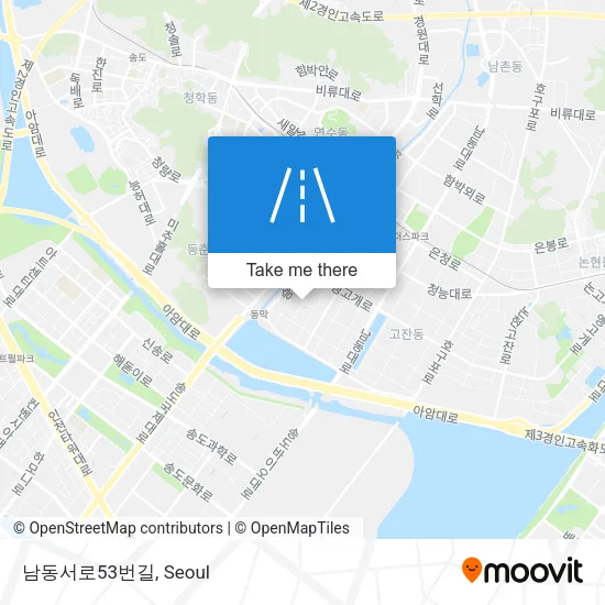 남동서로53번길 map
