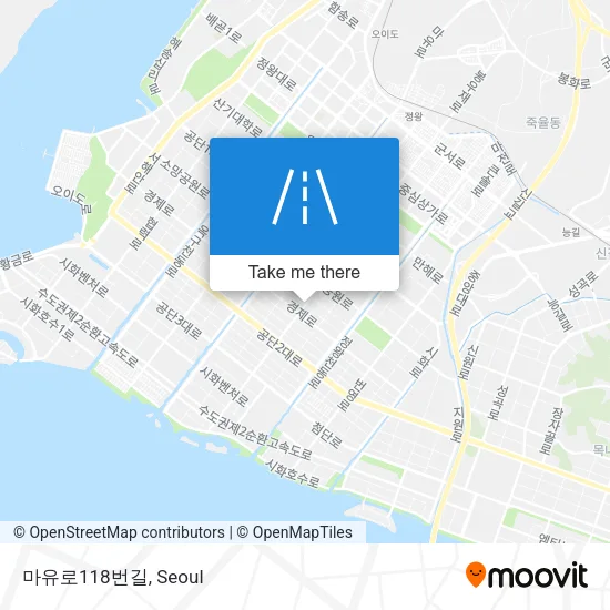 마유로118번길 map