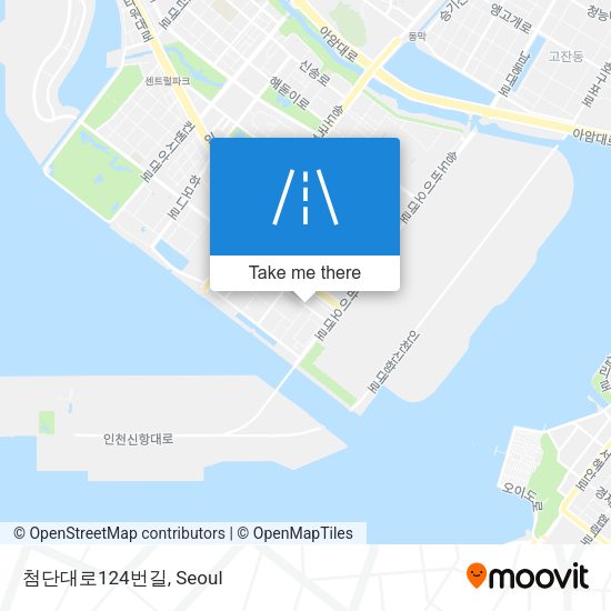 첨단대로124번길 map
