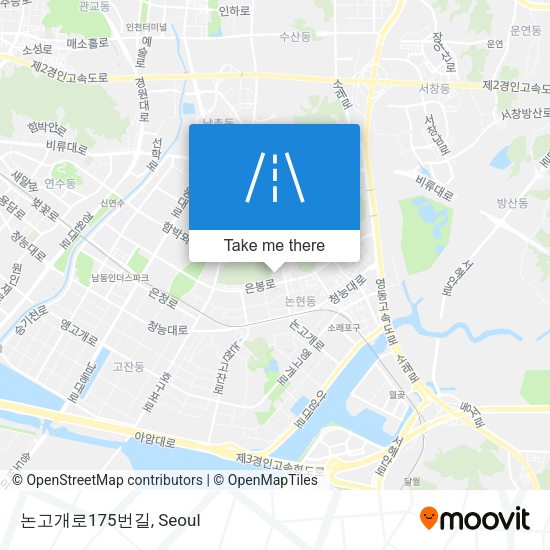 논고개로175번길 map