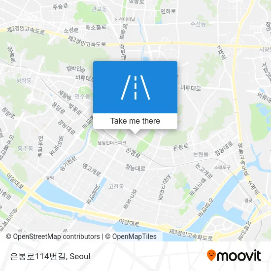 은봉로114번길 map
