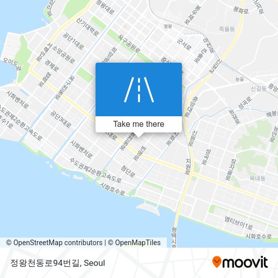 정왕천동로94번길 map