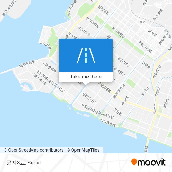 군자8교 map