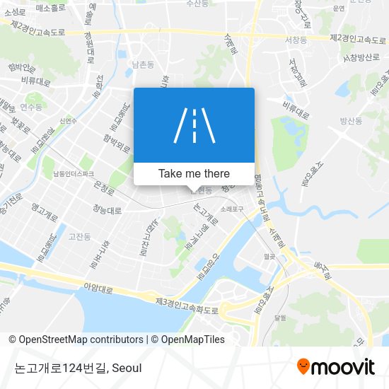 논고개로124번길 map