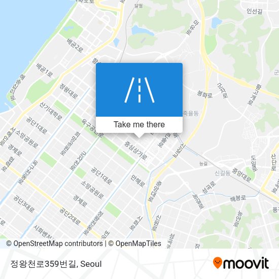 정왕천로359번길 map