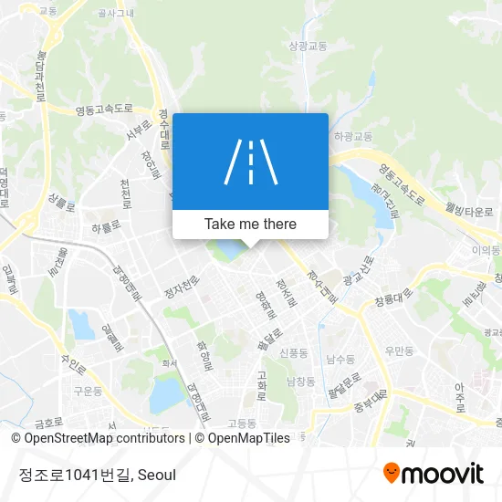 정조로1041번길 map