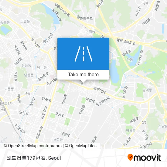 월드컵로179번길 map