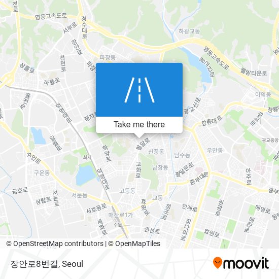 장안로8번길 map