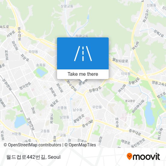 월드컵로442번길 map
