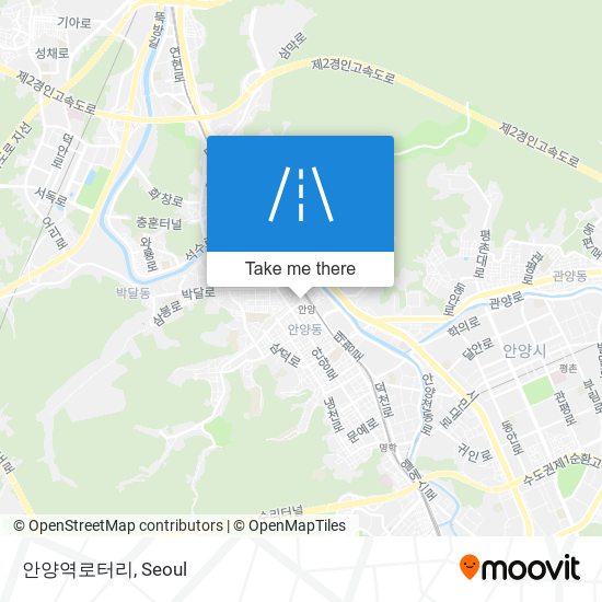 안양역로터리 map