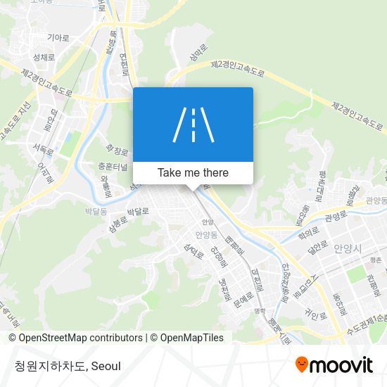 청원지하차도 map