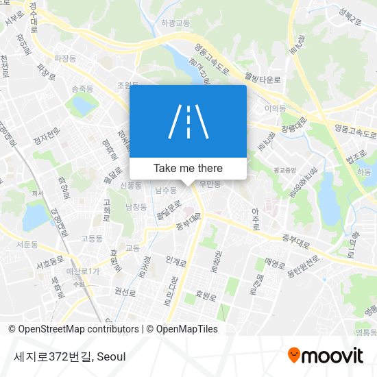 세지로372번길 map