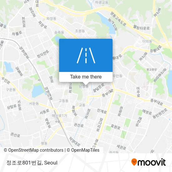 정조로801번길 map