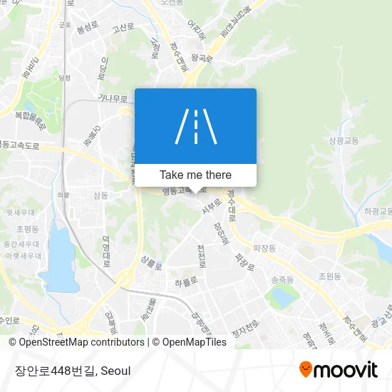 장안로448번길 map