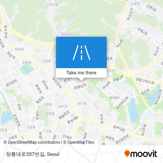 창룡대로207번길 map