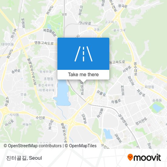 진터골길 map