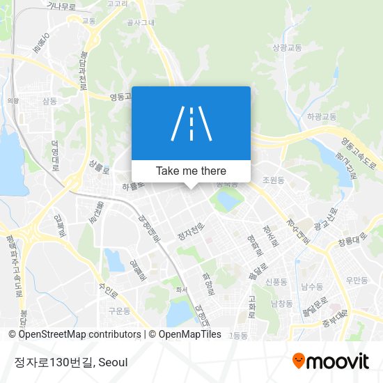 정자로130번길 map