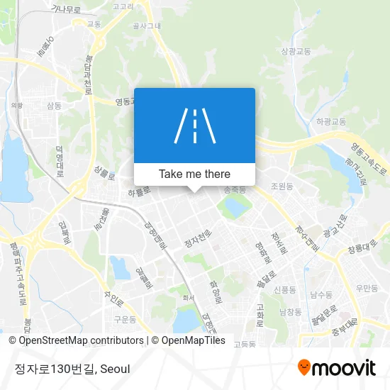 정자로130번길 map