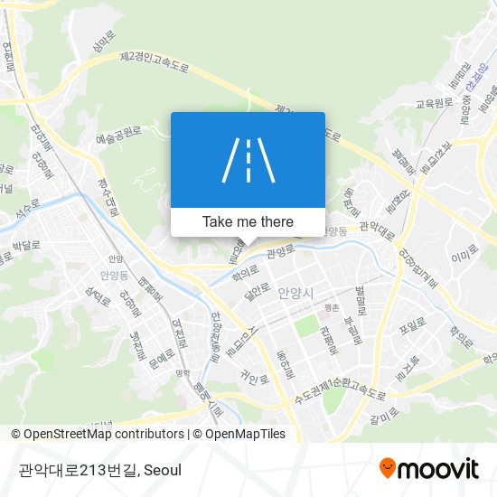 관악대로213번길 map