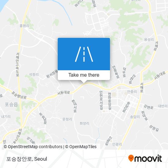 포승장안로 map