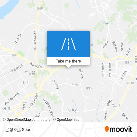운정3길 map