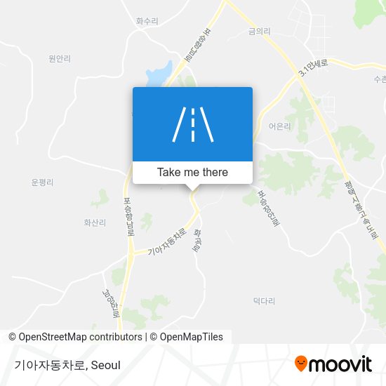 기아자동차로 map