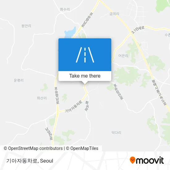 기아자동차로 map