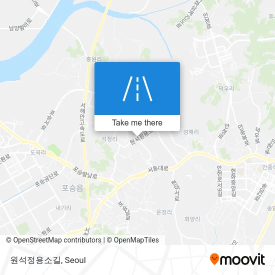 원석정용소길 map