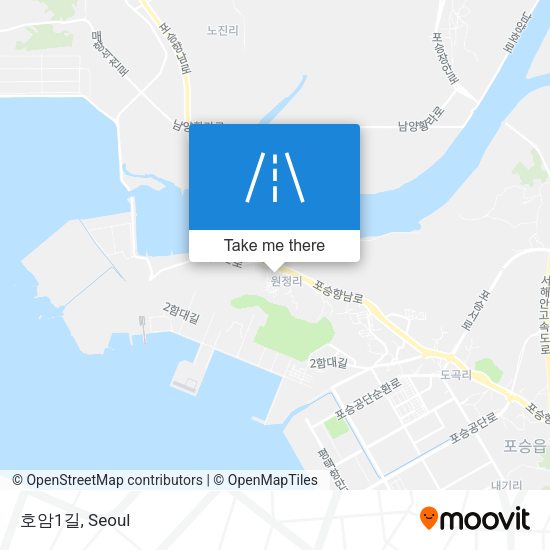 호암1길 map