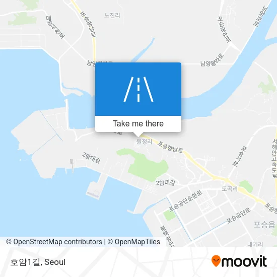 호암1길 map