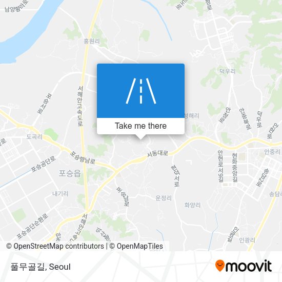 풀무골길 map