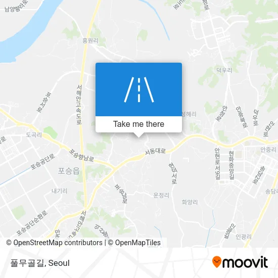 풀무골길 map
