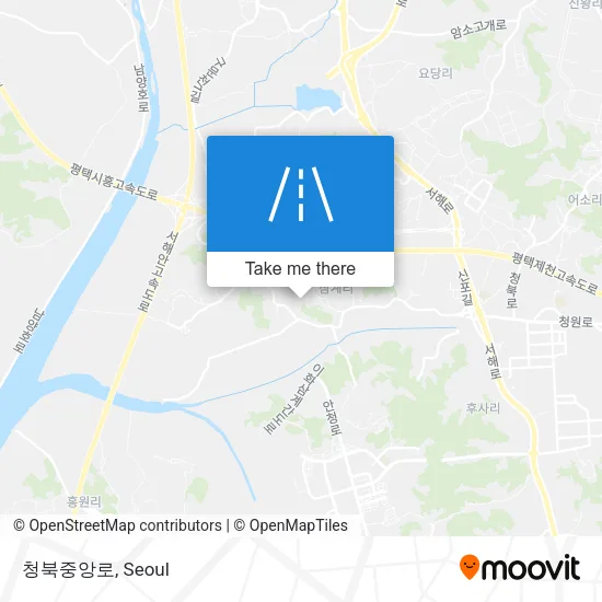 청북중앙로 map