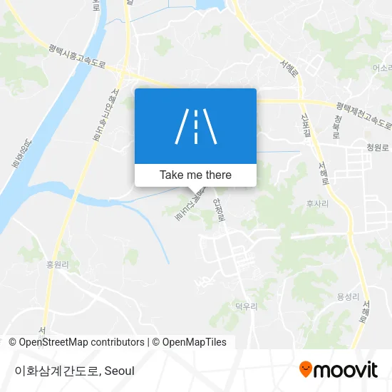 이화삼계간도로 map